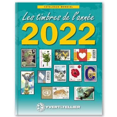 Timbres de l année 2022 Yvert et Tellier catalogue Mondial