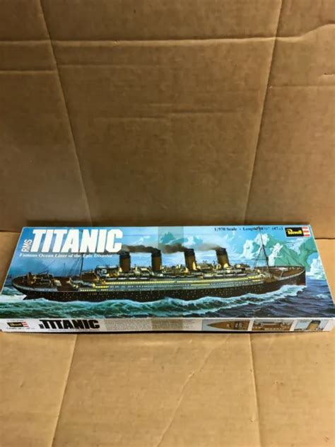 Revell Rms Titanic Famous Ocean Liner Of Epic Disaster Model Kit H