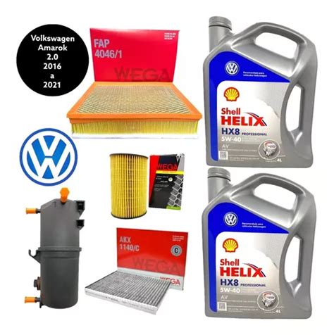 Kit Aceite Helix Hx W Y Filtros Vw Amarok Desde En Venta En