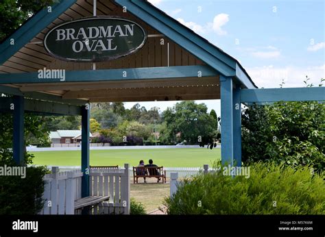 Bradman Cricket Oval Bowral Nsw Australia Stock Photo Alamy