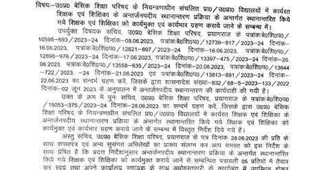 देवरिया उ०प्र० बेसिक शिक्षा परिषद के नियन्त्रणाधीन संचलित प्रा० उoप्रा० विद्यालयों में