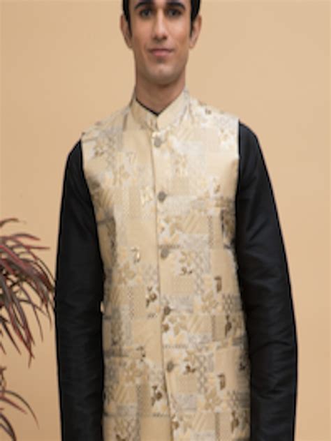 Buy Neudis Jacquard Woven Design Nehru Jacket Nehru Jackets For Men