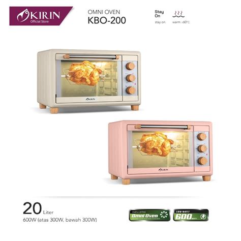 Jual Kirin Omni Oven 20 Liter KBO 200 Oven Listrik Low Watt Shopee