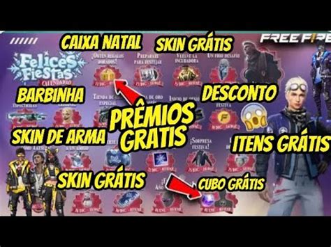 URGENTE CALENDÁRIO DE FIM DE ANO CUBO MÁGICO ITENS GRÁTIS SKIN