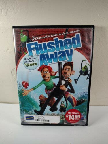 Flushed Away Dvd 2007 Widescreen Blockbuster Video B 97361176840