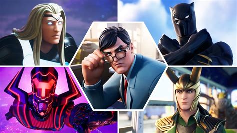 Fortnite All Marvel And DC Crossover Trailers And Cutscenes Season 1