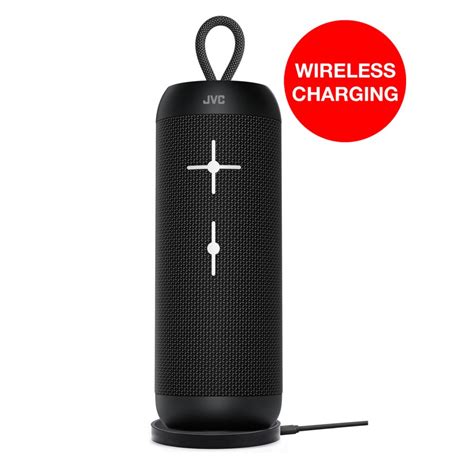 Jvc Portable Bluetooth Speaker With Wireless Charger Black Big W