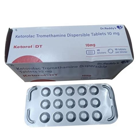 Ketorolac Tromethamine Dispersible Tablets Mg At Rs Box