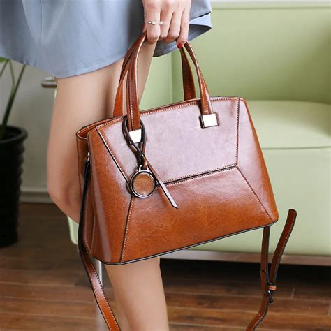 Genuine Leather Luxury Handbags Women Bags Designer Crossbody Bags