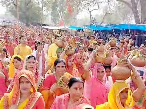 Establishment Of Shrimad Devi Bhagwat Katha In Dausa दौसा में श्रीमद्