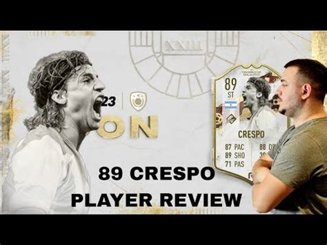 Crespo World Cup Icon Review Fifa Ultimate Team Youtube