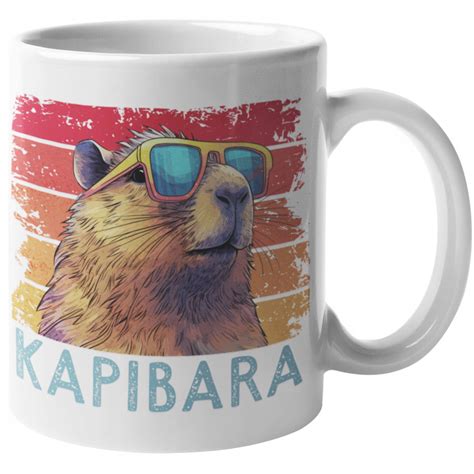 KUBEK Z NADRUKIEM DON T WORRY BE CAPY CAPYBARA KAPIBARA PREZENT NA