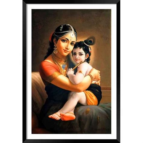 bal krishna  maa yashoda painting dbrush