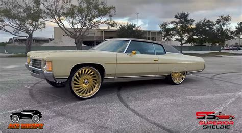 1971 Chevrolet Impala On 26s Is One Dope Donk That Touches On The Bling