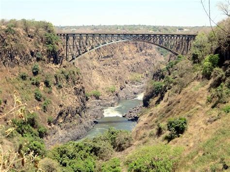 Bridge Over The Zambesi River Zambia Southern Africa Africa Zambia