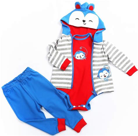 Amazon Reborn Baby Doll Clothes Blue Monkey Outfit Set For