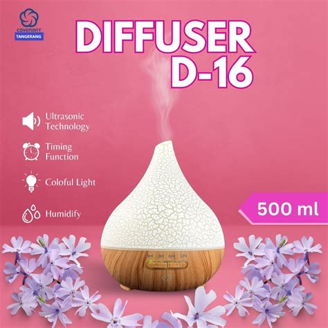 Jual Covenant Humidifier Diffuser 500ml D16 Aroma Theraphy Essensial