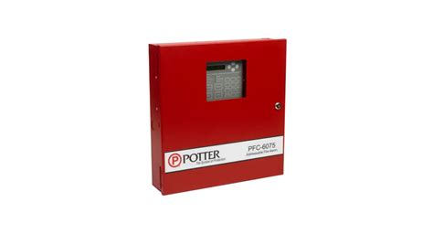 POTTER PFC 6075 75 Point Addressable Fire Alarm Control Panel Owners