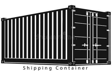 Container Iconmodern Container Or Metal Box Logo Design Stock Vector