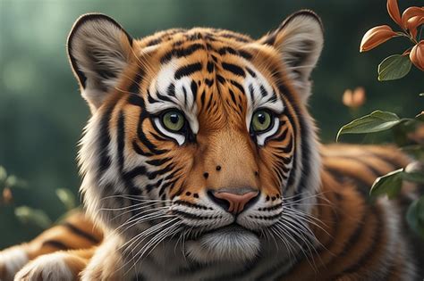 Premium Ai Image Bengal Tiger