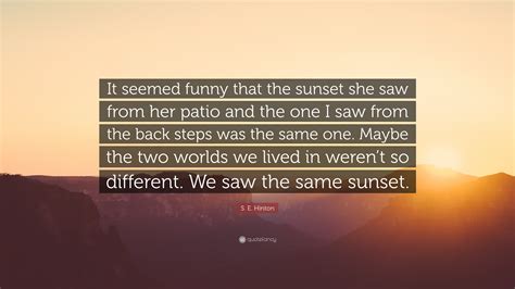 The Outsiders Sunset Quote