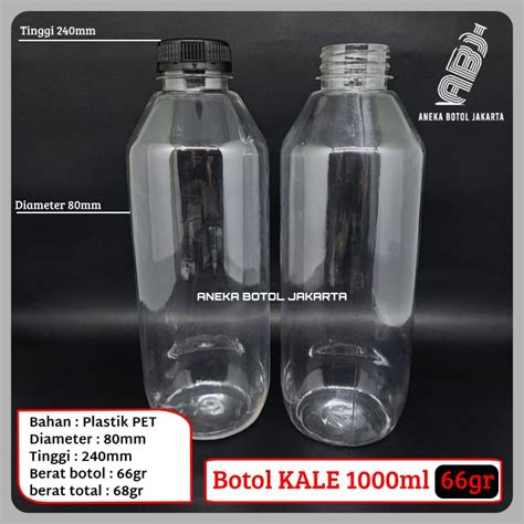 Jual Botol Plastik Kale Ml Berat Gr Tebal Keras Botol Plastik