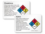 Horizontal NFPA Sodium Hydroxide Label SKU LB 1592 115