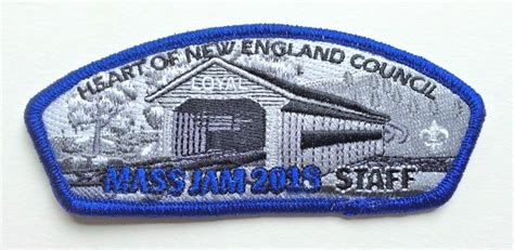 Boy Scout Heart Of New England Council Mass Jam 2018 Staff Double Sided