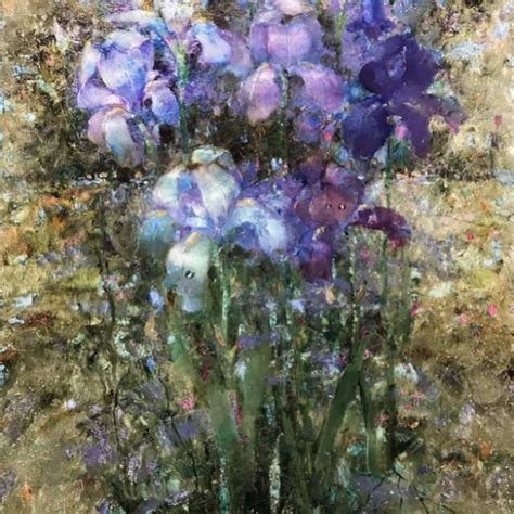 Мастер-класса «Сад Клода Моне» | Цветочные картины, Акварельные цветы ...