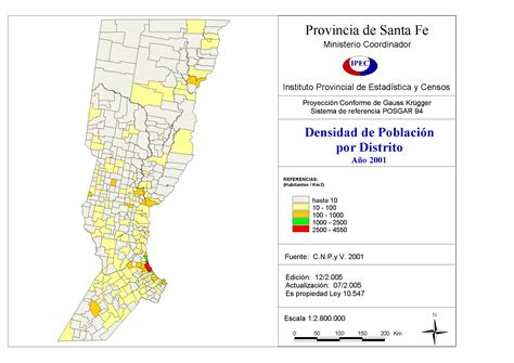 Gobierno de Santa Fe Estructura de la Población según Censo Nacional