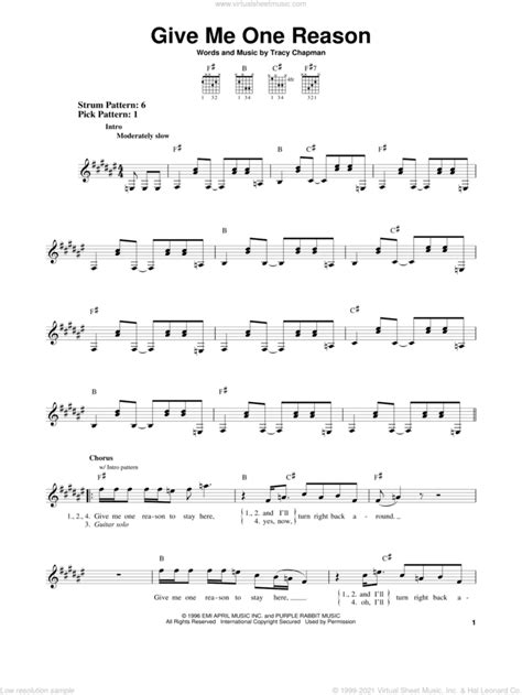 The Reason Guitar Chords