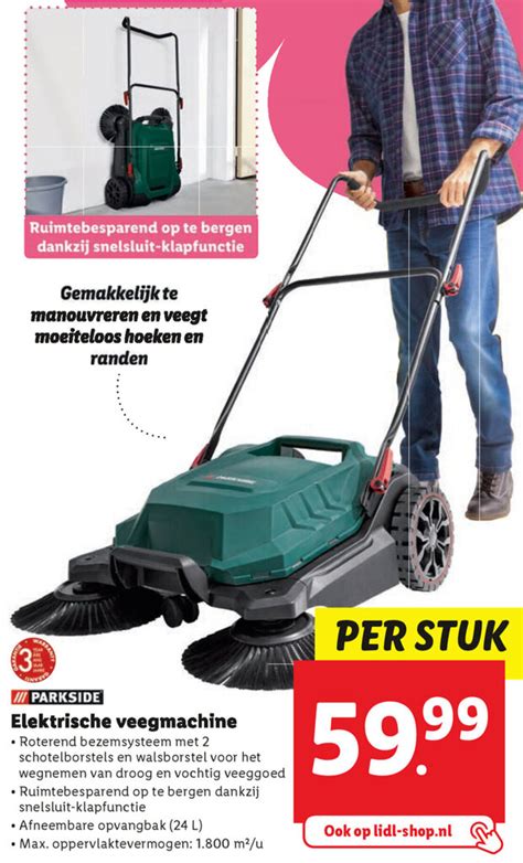 Parkside Elektrische Veegmachine Aanbieding Bij Lidl