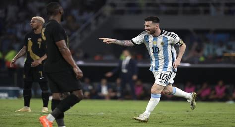 Hist Rico Lionel Messi Lleg A Los Goles Con La Selecci N Argentina