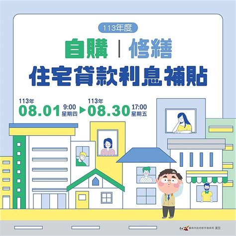 8月住宅貸款利息補貼申請開辦 南市自購補貼數居全台之冠5168實價登錄比價王