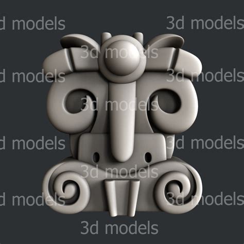 D File Stl Model For Cnc Router Or D Printing Totems P