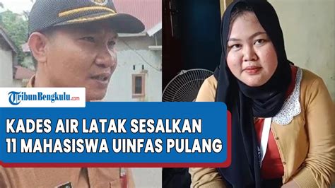 Perpisahan Tak Manis Kades Air Latak Sesalkan Mahasiswa KKN UINFAS