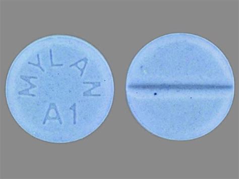 Y blue and round pill images
