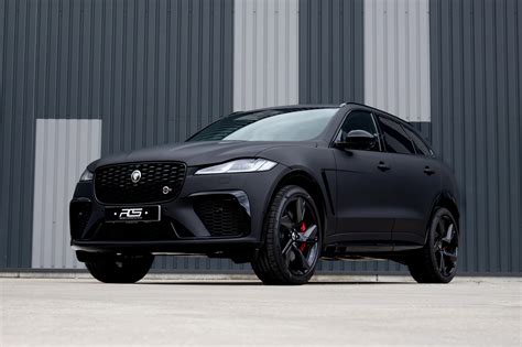 Jaguar F Pace Matte Black Full Wrap Reforma Uk