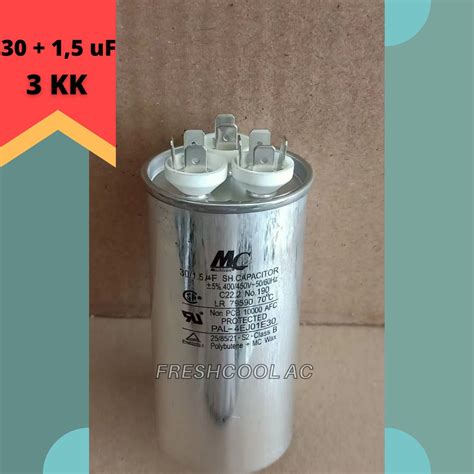 Jual Kapasitor Ac Capacitor Ac Lg Kaki Uf Merk Mc