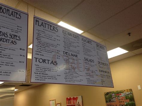Menu At Santa Cruz Mexican Cuisine Restaurant Ventura
