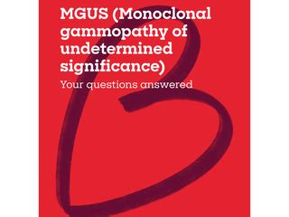 MGUS diagnosis and monitoring | Blood Cancer UK