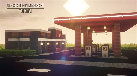 Minecraft Schematics Gas Station