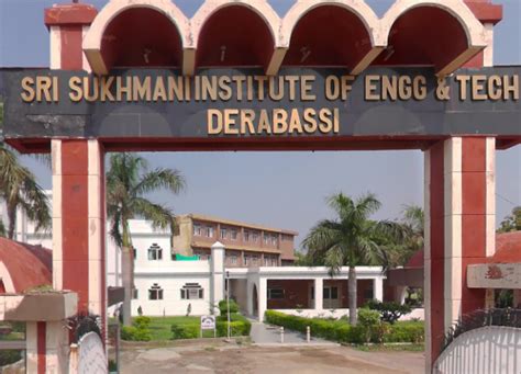 Sri Sukhmani Institute Of Engineering And Technology Saraswati Vihar