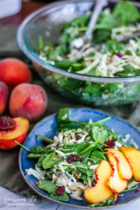 Creamy Poppy Seed Dressing Quick Spinach Salad Longbourn Farm