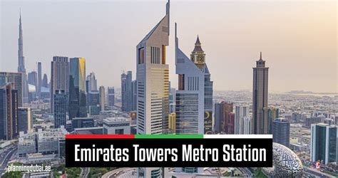 Emirates Towers Metro Station Red Line Dubai Trade Centre