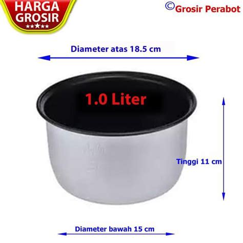 Jual Ready Stock Panci Teflon Magic Rice Cooker Miyako Liter Mcm