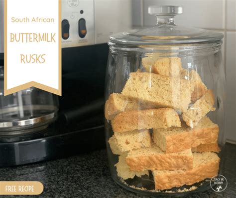 South African Buttermilk Rusks Teach Me Mommy