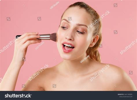 Close Blonde Half Naked Woman 20s Stock Photo 1641183835 Shutterstock