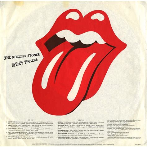 Rolling Stones Sticky Fingers Album Cover Andy Warhol - Hubert Austin ...