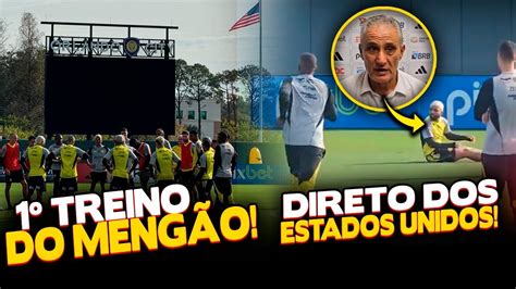 IMAGENS DO 1º TREINO DO FLAMENGO NOS ESTADOS UNIDOS YouTube